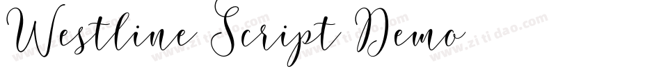 Westline Script Demo字体转换
